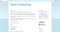 Desktop Screenshot of opencomputing.blogspot.com