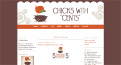 Desktop Screenshot of chickswithcents.blogspot.com