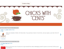 Tablet Screenshot of chickswithcents.blogspot.com