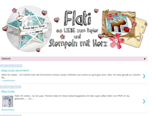 Tablet Screenshot of flatis-bastelleien.blogspot.com