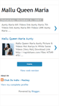 Mobile Screenshot of malluqueenmaria.blogspot.com