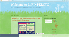 Desktop Screenshot of lordpercyo.blogspot.com