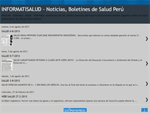 Tablet Screenshot of informatisalud.blogspot.com