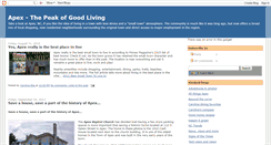 Desktop Screenshot of apexpeakofgoodliving.blogspot.com