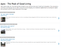 Tablet Screenshot of apexpeakofgoodliving.blogspot.com