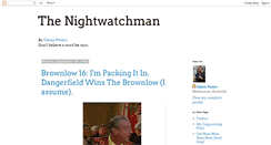 Desktop Screenshot of nightwatchman.blogspot.com
