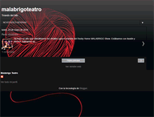 Tablet Screenshot of malabrigo-teatro.blogspot.com