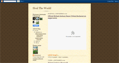 Desktop Screenshot of heal-the-world-today.blogspot.com