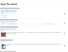 Tablet Screenshot of heal-the-world-today.blogspot.com