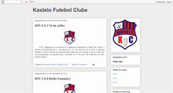 Desktop Screenshot of kastelofutebolclube.blogspot.com