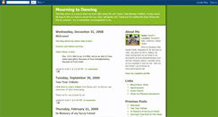 Desktop Screenshot of mourningtodancing.blogspot.com