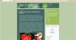 Desktop Screenshot of francetoaustralia.blogspot.com