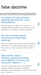Mobile Screenshot of false-doctrine.blogspot.com