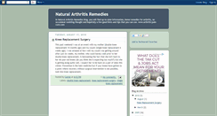 Desktop Screenshot of natural-arthritis-remedy.blogspot.com