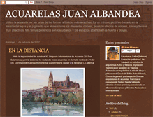 Tablet Screenshot of acuarelasjuanalbandea.blogspot.com