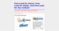 Desktop Screenshot of free-load-for-pinoys.blogspot.com