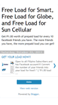 Mobile Screenshot of free-load-for-pinoys.blogspot.com