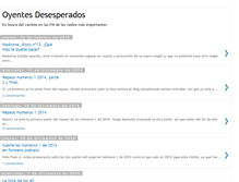 Tablet Screenshot of oyentesdesesperados.blogspot.com