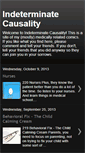 Mobile Screenshot of indeterminatecausality.blogspot.com