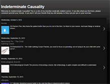 Tablet Screenshot of indeterminatecausality.blogspot.com