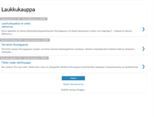 Tablet Screenshot of laukkukauppa.blogspot.com