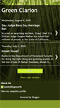 Mobile Screenshot of greenclarion.blogspot.com