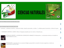 Tablet Screenshot of elricondelascienciasnaturales.blogspot.com