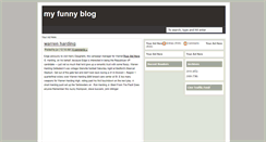 Desktop Screenshot of myfunnyblogblog.blogspot.com