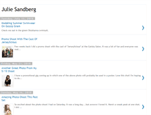 Tablet Screenshot of juliesandberg.blogspot.com