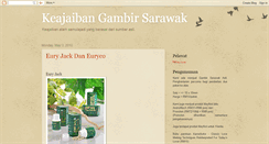 Desktop Screenshot of gambirsarawak4u.blogspot.com