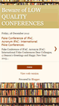 Mobile Screenshot of low-quality-conference.blogspot.com