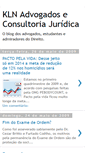 Mobile Screenshot of klnadvogados.blogspot.com