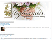 Tablet Screenshot of highlanderphotography.blogspot.com