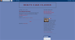 Desktop Screenshot of bekiscakeclasses.blogspot.com
