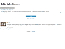 Tablet Screenshot of bekiscakeclasses.blogspot.com