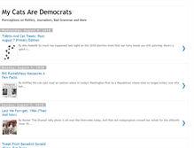 Tablet Screenshot of mycatsaredemocrats.blogspot.com