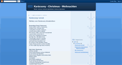 Desktop Screenshot of karacsonyiajandek.blogspot.com