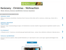 Tablet Screenshot of karacsonyiajandek.blogspot.com