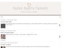 Tablet Screenshot of hailesheartsfashion.blogspot.com