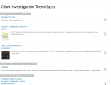 Tablet Screenshot of ciberinvestigaciontecnologica.blogspot.com