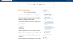 Desktop Screenshot of hyipscamalert.blogspot.com