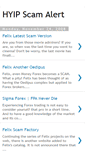 Mobile Screenshot of hyipscamalert.blogspot.com