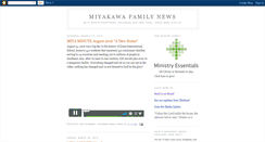 Desktop Screenshot of miyakawafamily.blogspot.com