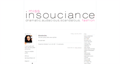 Desktop Screenshot of missinsouciance.blogspot.com