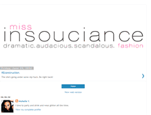 Tablet Screenshot of missinsouciance.blogspot.com