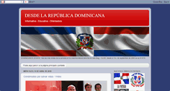 Desktop Screenshot of desdelarepublicadominicana.blogspot.com