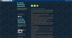 Desktop Screenshot of e-biznesimarketingintenetowy.blogspot.com
