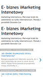 Mobile Screenshot of e-biznesimarketingintenetowy.blogspot.com