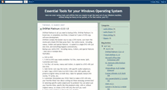 Desktop Screenshot of essentialwindowstools.blogspot.com