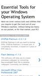 Mobile Screenshot of essentialwindowstools.blogspot.com
